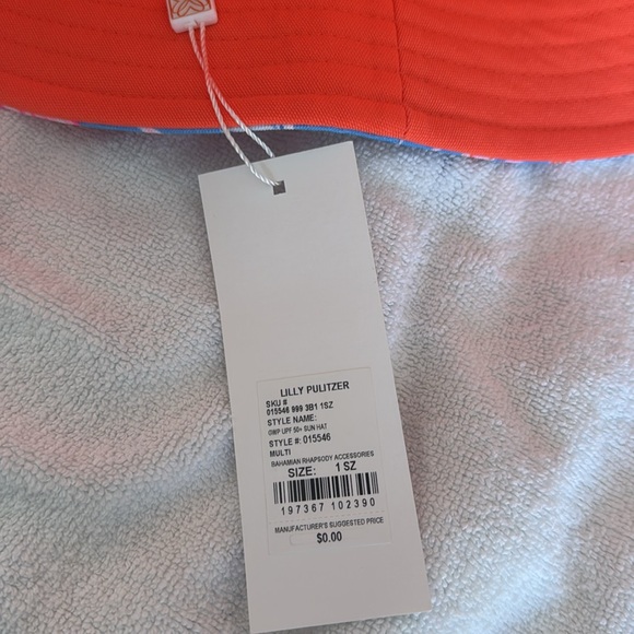 Lily Pulitzer bucket hat SPF 50+. NWT - Picture 3 of 5